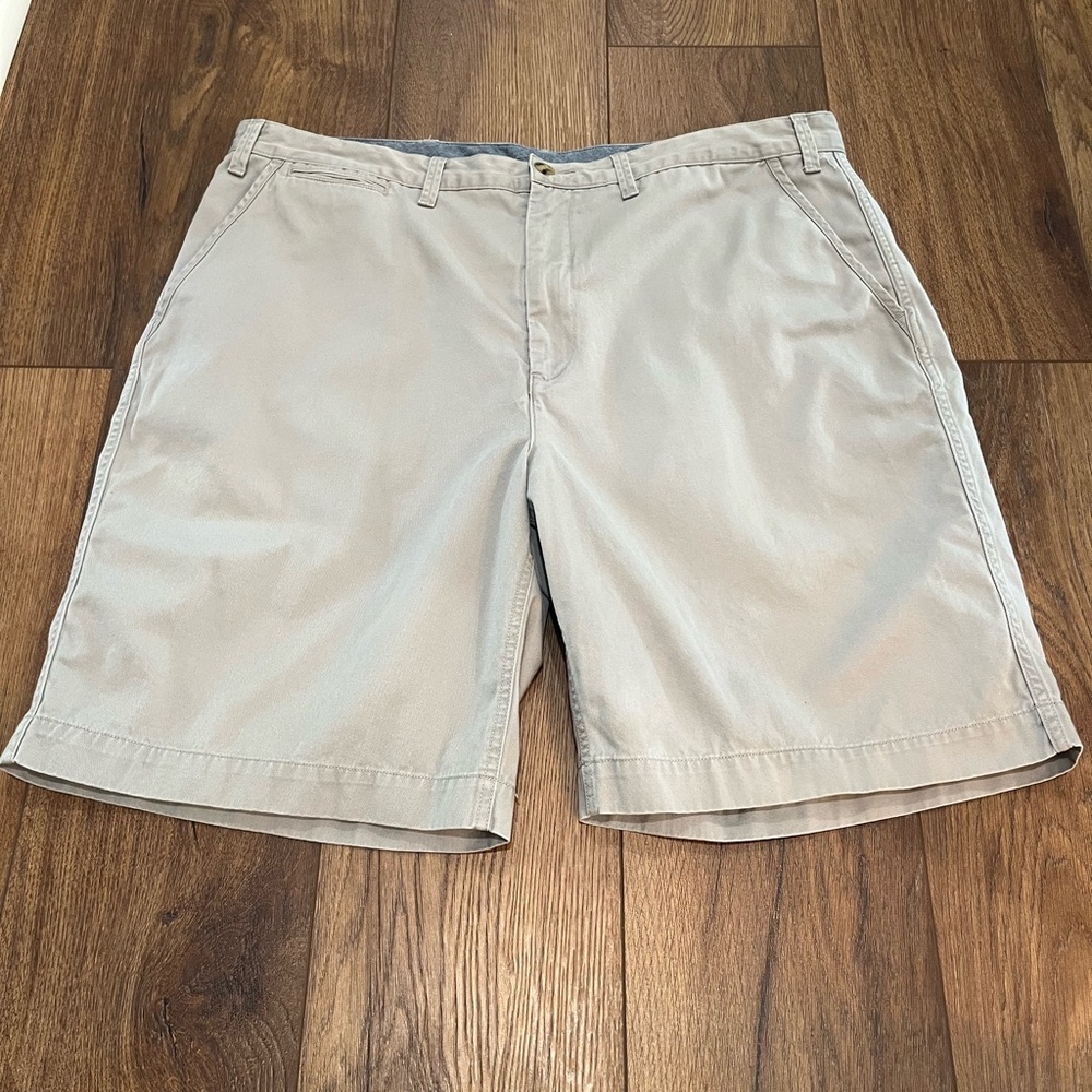 Polo Ralph Lauren‎ Men’s Relaxed Fit Shorts Flat Front Chino Gray Casual Size 40